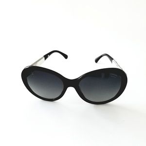 CHANEL Black Sunglasses